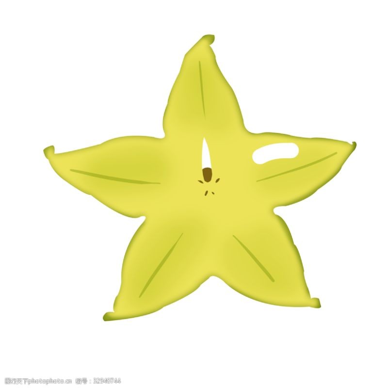 五角星水果杨桃图片素材