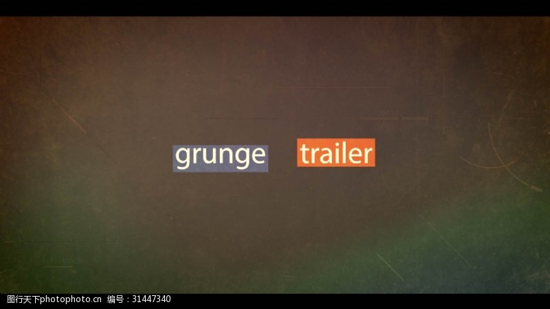 屏障多用途的grunge杂渍风格宣传预告片