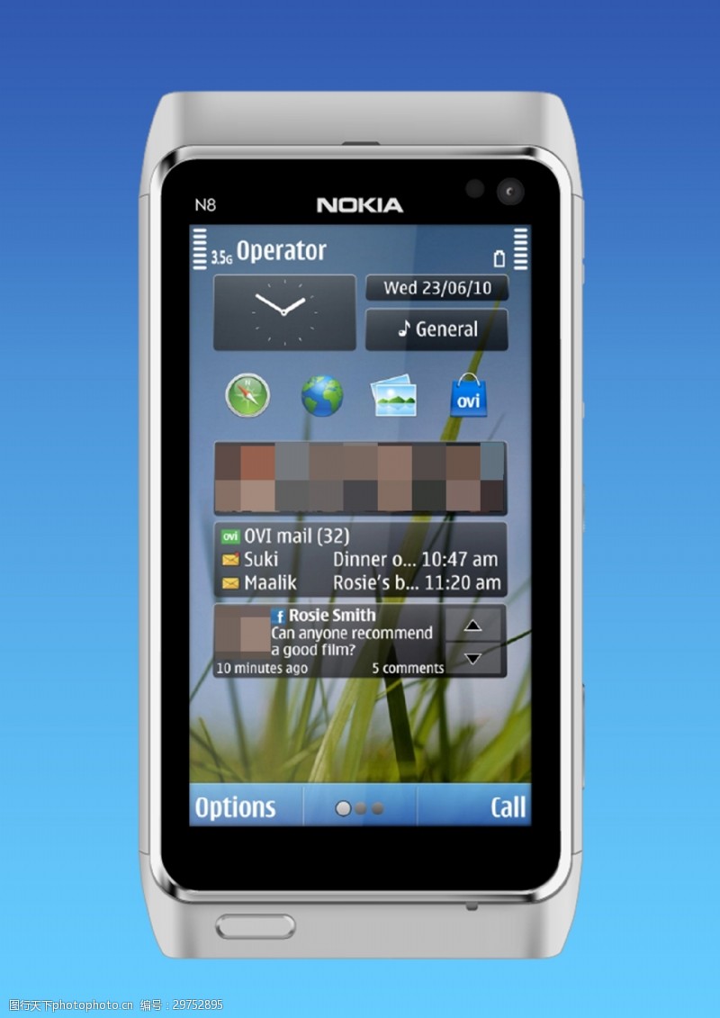 安卓智能手机场景中的nokia安卓手机样机模板