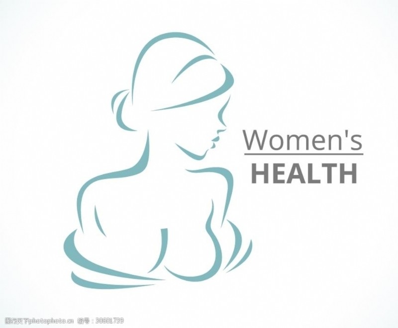 身体乳女性健康护理logo标志设计