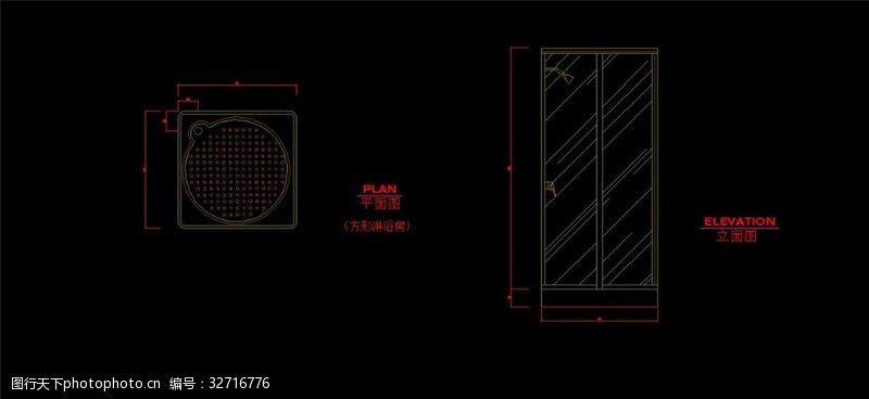 衣柜立面图cad设计