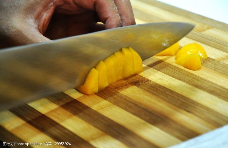 菠萝切水果