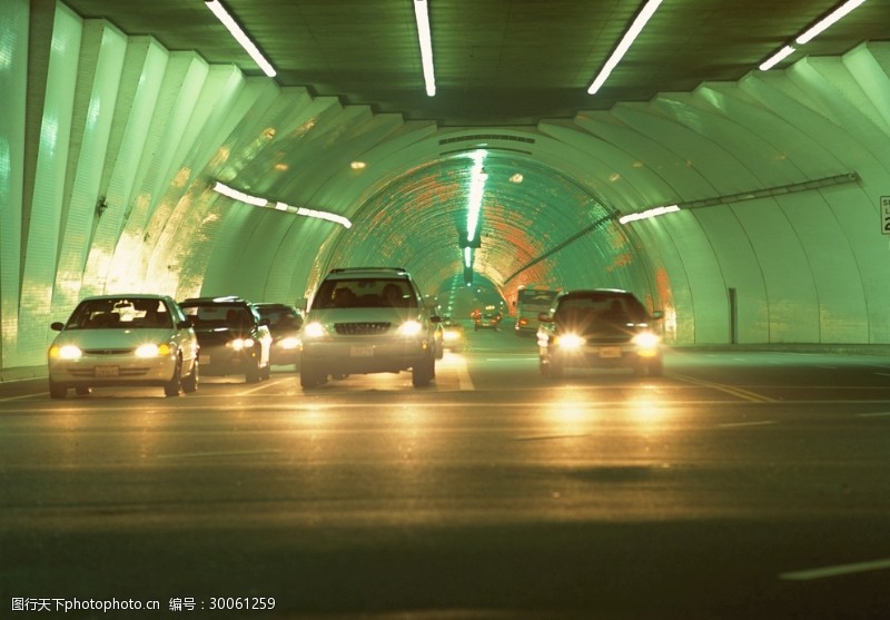 道路标志图片素材隧道