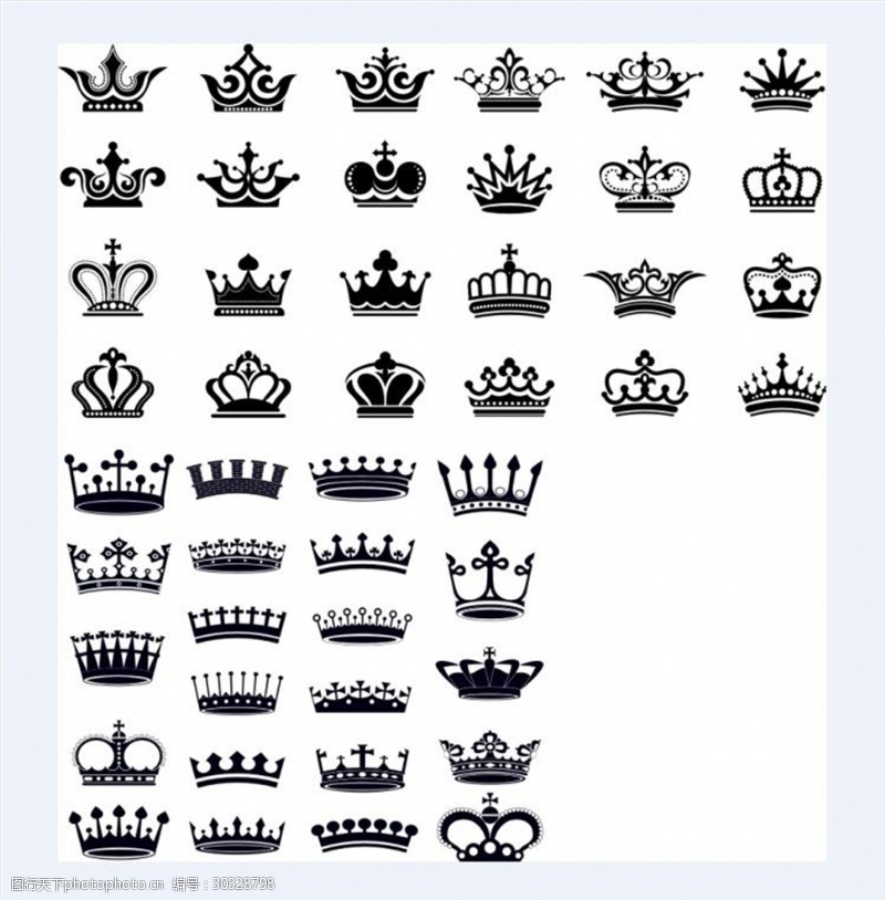 各种皇冠皇冠素材