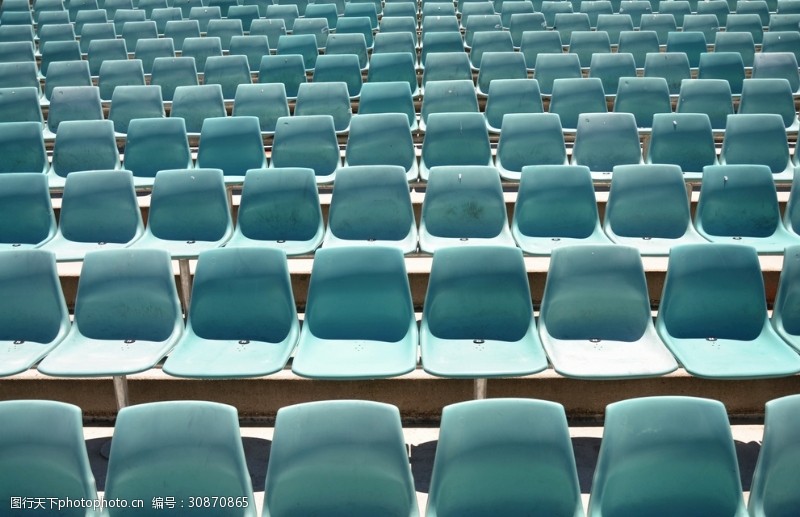 席位表无人的观众席
