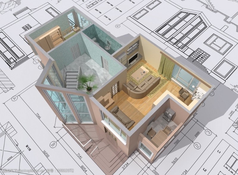 建筑物模型图片免费下载 建筑物模型素材 建筑物模型模板 图行天下素材网