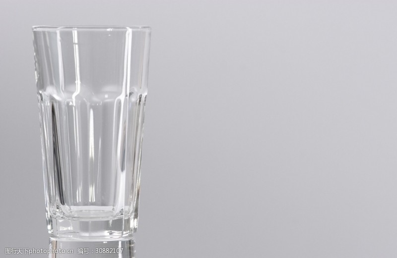 饮料杯透明的玻璃杯