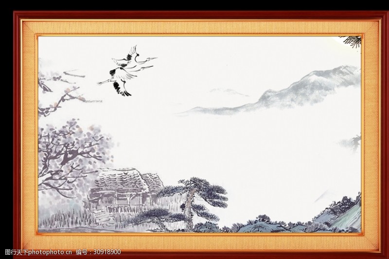 古典水墨背景中国风背景