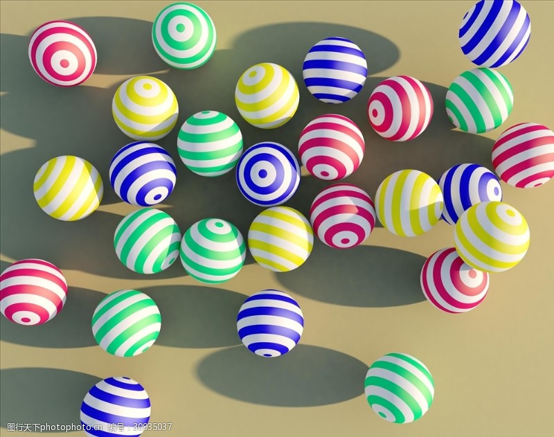 各种颜色的球各种颜色的彩球素材