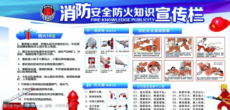 安全生产小知识消防安全宣传栏