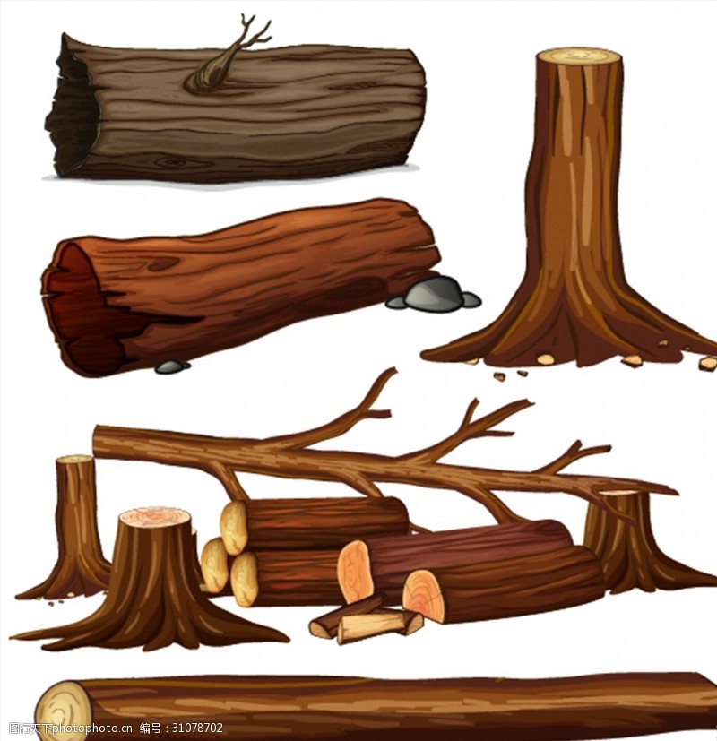 工业复古风木材木料