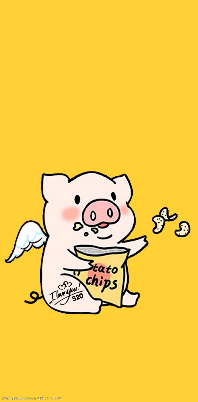 卡通可爱小猪情侣