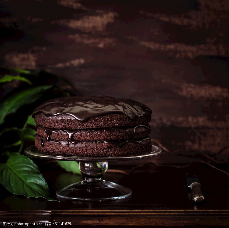 甜点海报巧克力蛋糕