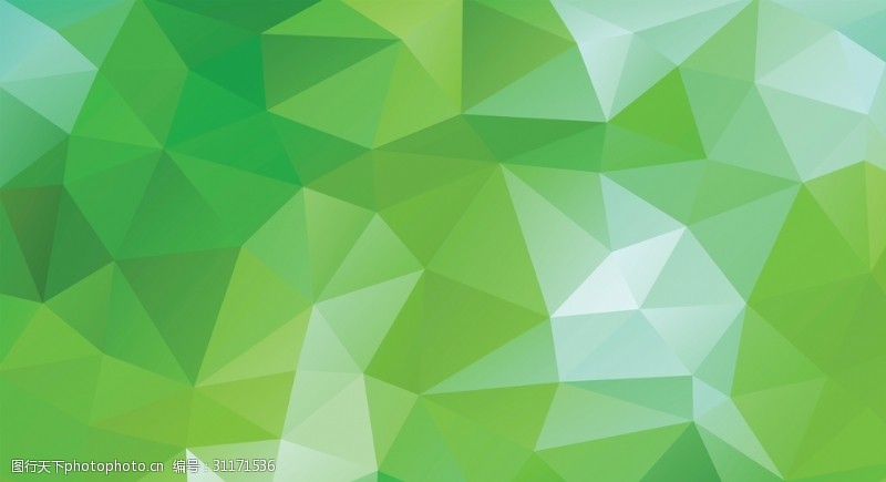 三菱绿色渐变多边形几何背景底纹