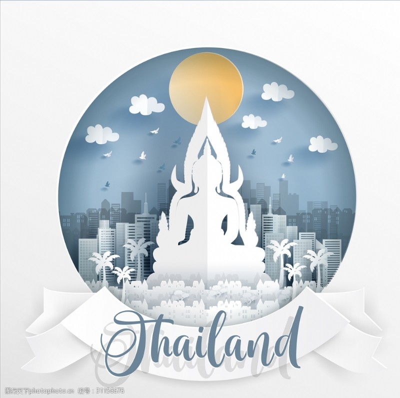 旅行社展板泰国