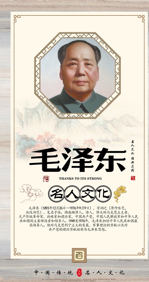 历代伟人历史名人毛泽东