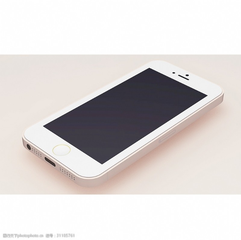 苹果iphoneC4D手机模型二维效果