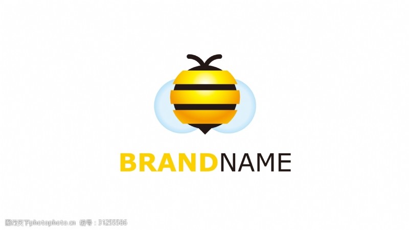 创意蜂蜜标志蜜蜂创意logo设计