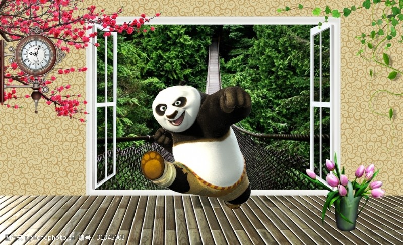 源文件系列3D功夫熊猫