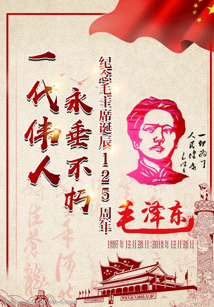 五代党领导人毛泽东