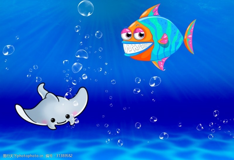 3d海豚海底世界