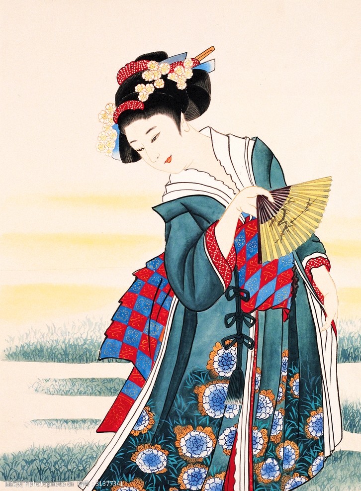 浮世绘美人图日本仕女