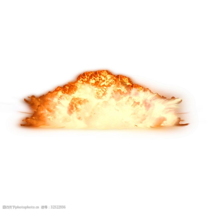 火焰战场燃烧的爆炸蘑菇云火焰素材