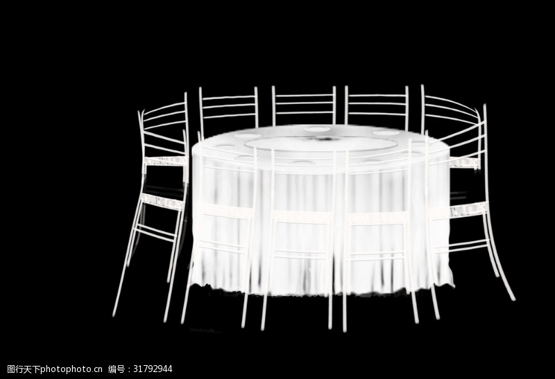 竹节椅桌子