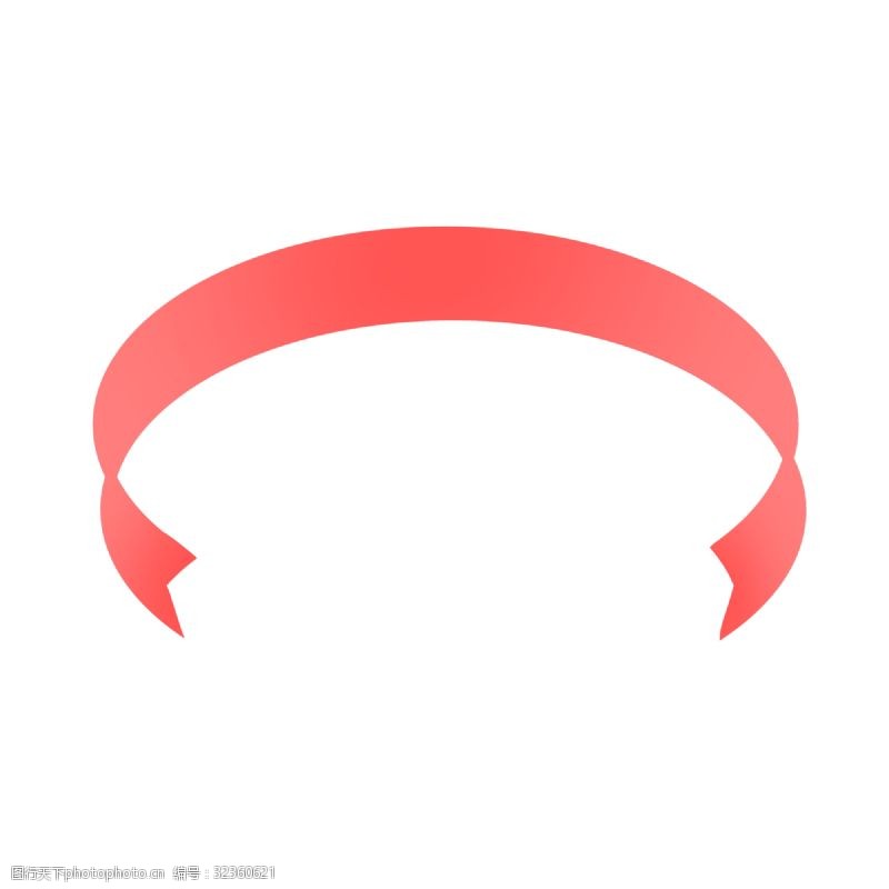 粉绸带粉红色圆形彩带标题框