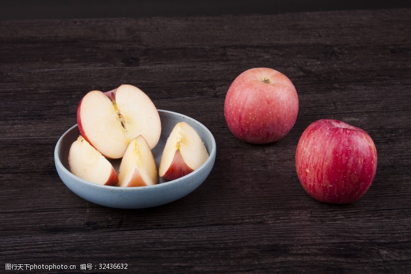 苹果4新鲜水果苹果实物图摄影图4