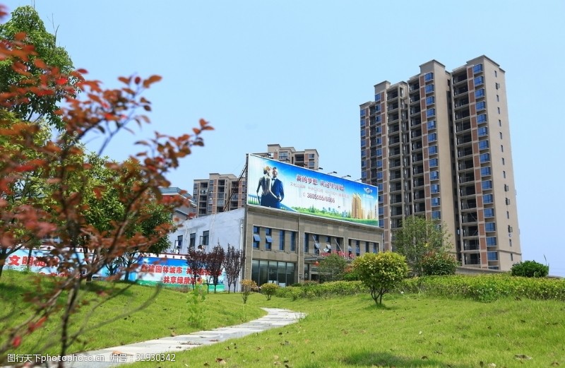 深圳绿道路小区建筑风光