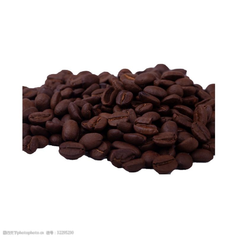 圆形粒子咖啡豆png免费下载