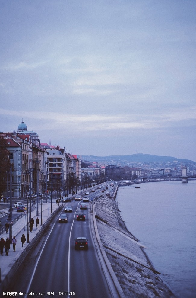 欧洲旅游布达佩斯多瑙河岸