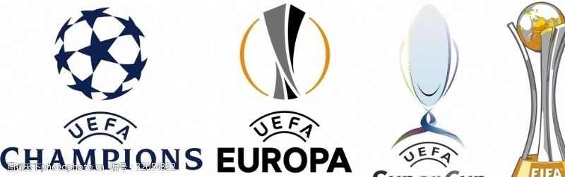 欧洲杯欧洲足球俱乐部赛会标识