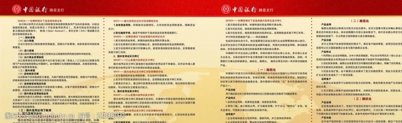 百年中行中国银行折页