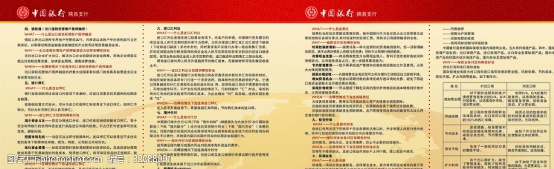 百年中行中国银行折页