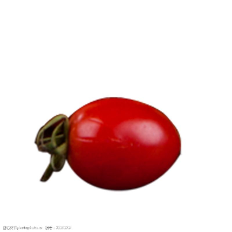 水润亮泽红色圆弧西红柿食物元素