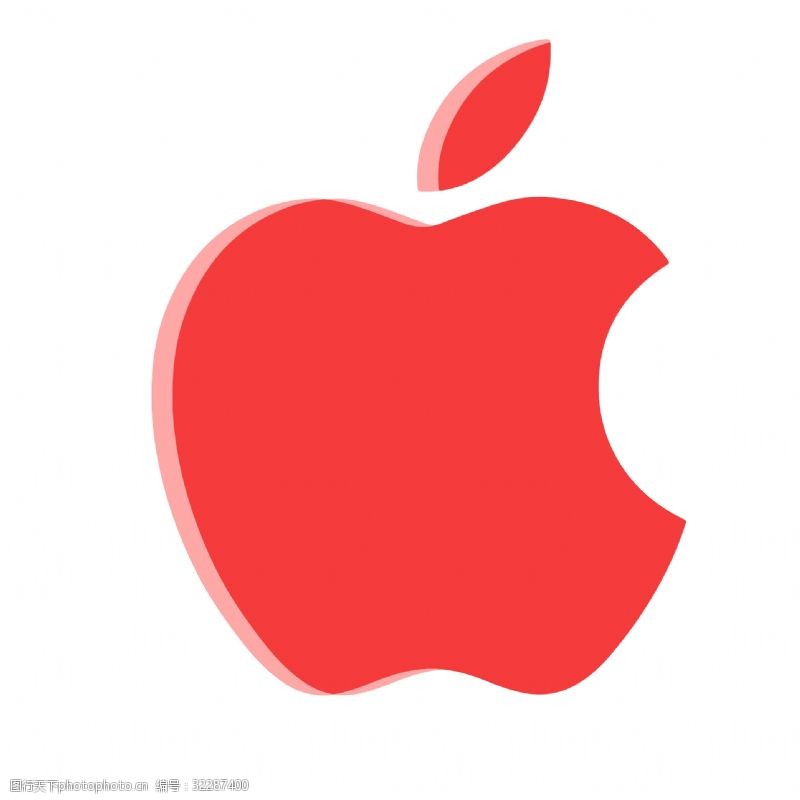 ipadlogo红色苹果ipadLOGO图标