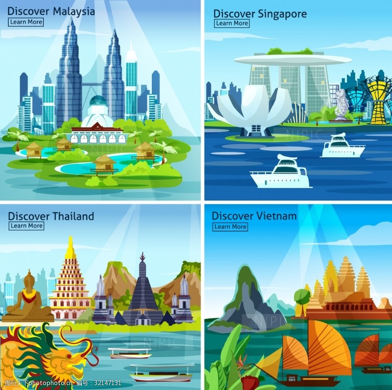 泰国旅游海报旅游海报