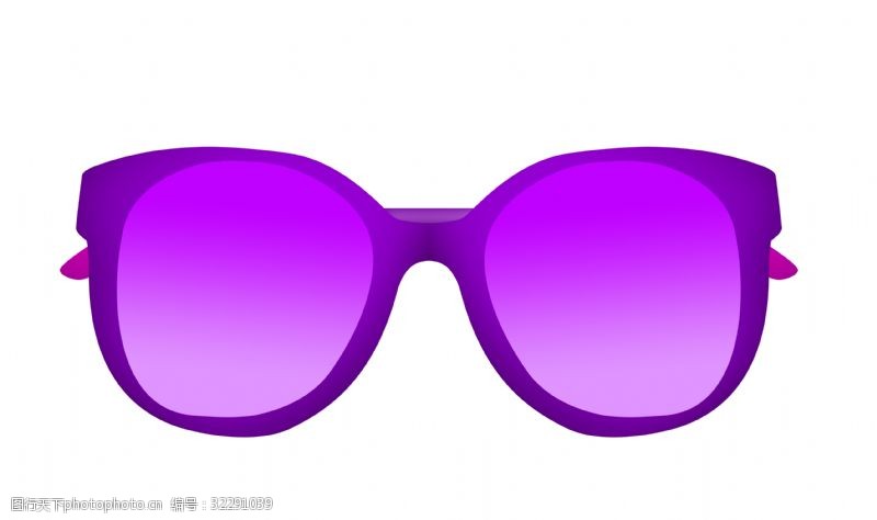时尚女士太阳镜女士紫色太阳墨镜