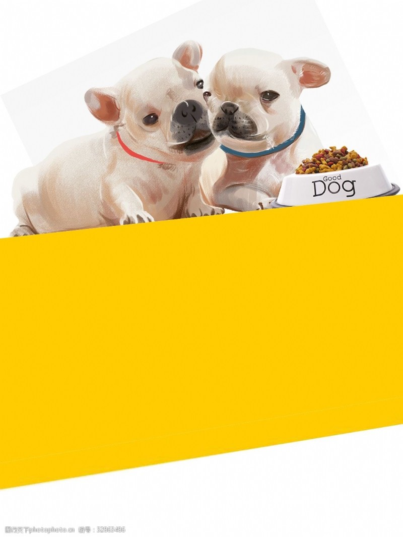 宠物店海报家有萌宠宠物店宠物领养宣传海报背景模板