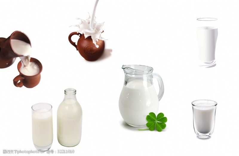 原创素材牛奶抠图