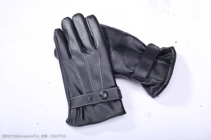 加绒加厚韩版男士皮手套冬季触屏手套