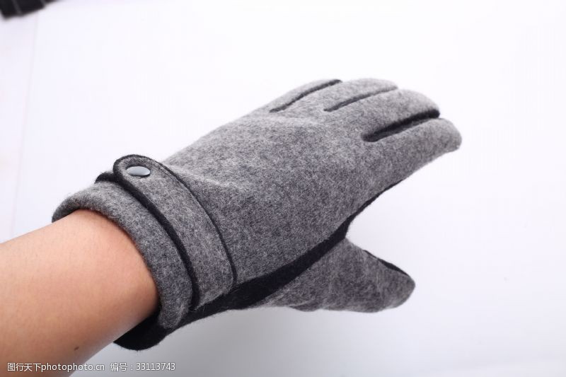 加绒加厚韩版男士绒手套冬季触屏手套6