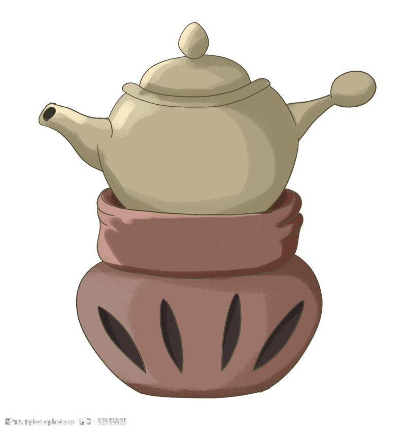 红茶红色煮茶工具插图
