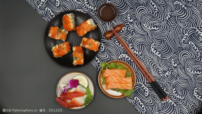 高清寿司大图日式料理寿司套餐系列高清图片2