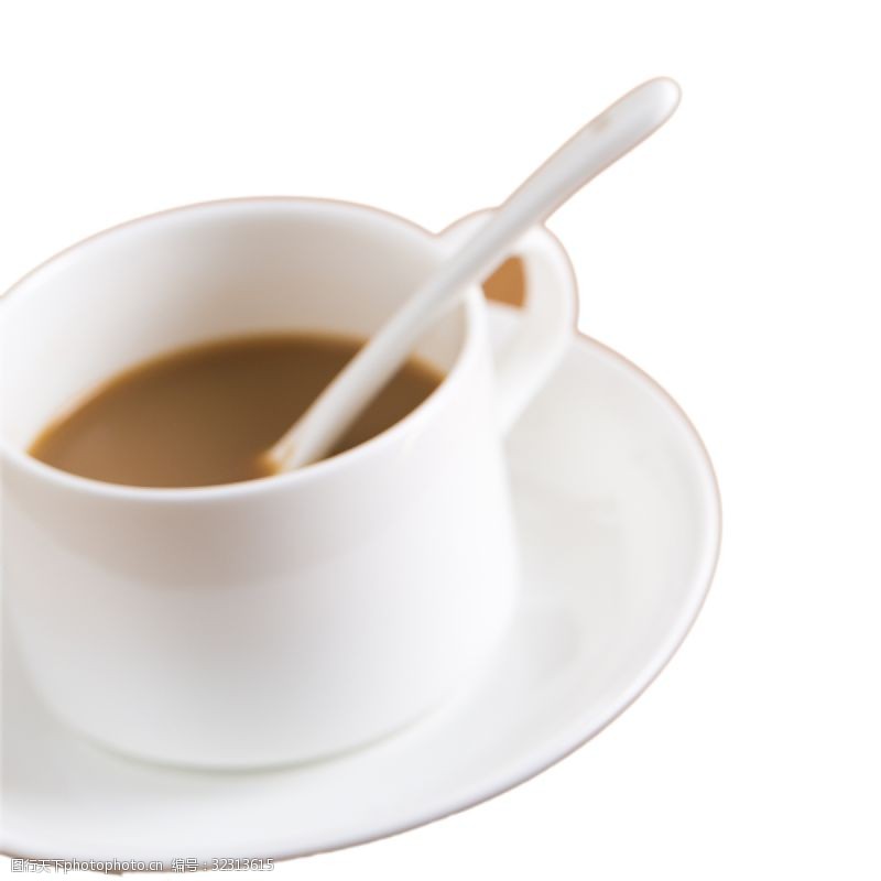 黑白咖啡杯一杯好喝的咖啡免抠图