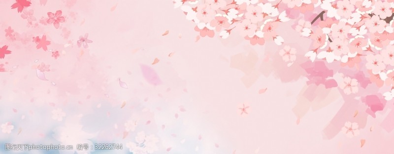 观赏樱花节樱花海报
