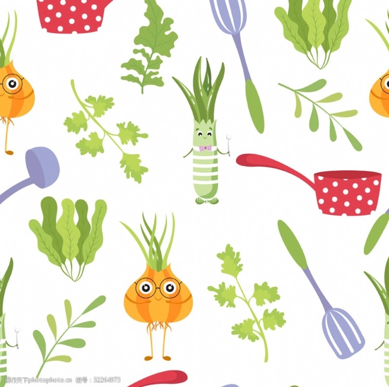 卡通芹菜可爱小蔬菜超市广告图