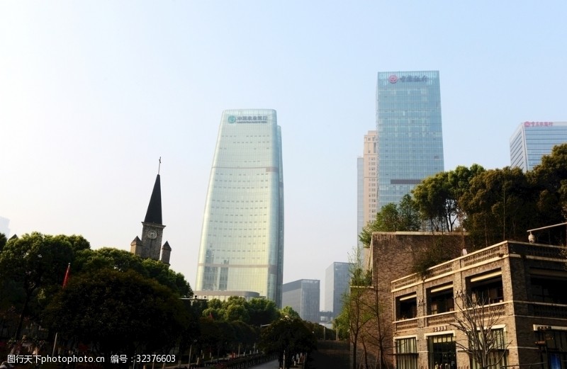 重庆城市风光重庆CBD金融中心
